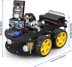 UNO R3 Smart Robot Car Kit V4 for Arduino Robotics for Kids Ages 8-12 12-16 STEM Science Kits Coding Gifts for 8 9 10 11 12 13 14 15 16 Year Old Boys Girls Teens Cool Engineering Building Toys