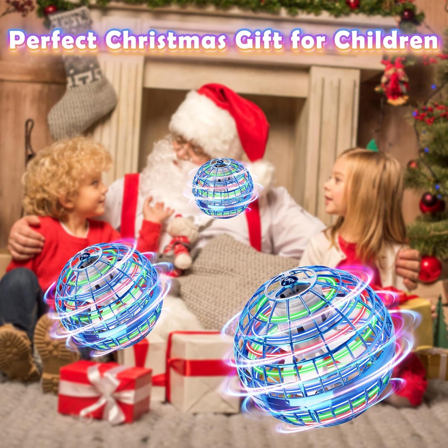 Flying Orb Ball Toys 2026, Cosmic Fly Ball Globe Boomerang,Galaxy Hover Balls Hand Drone Orbit Fidget Spinner, Cool Toy Gifts for 6 7 8 9 10+ Year Old Boys Girls Outdoor Toys (Blue)