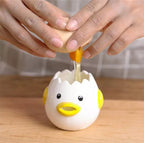 Ceramic Egg Separator Chicken Design Yolk White Divider Tool Kitchen Baking Tool