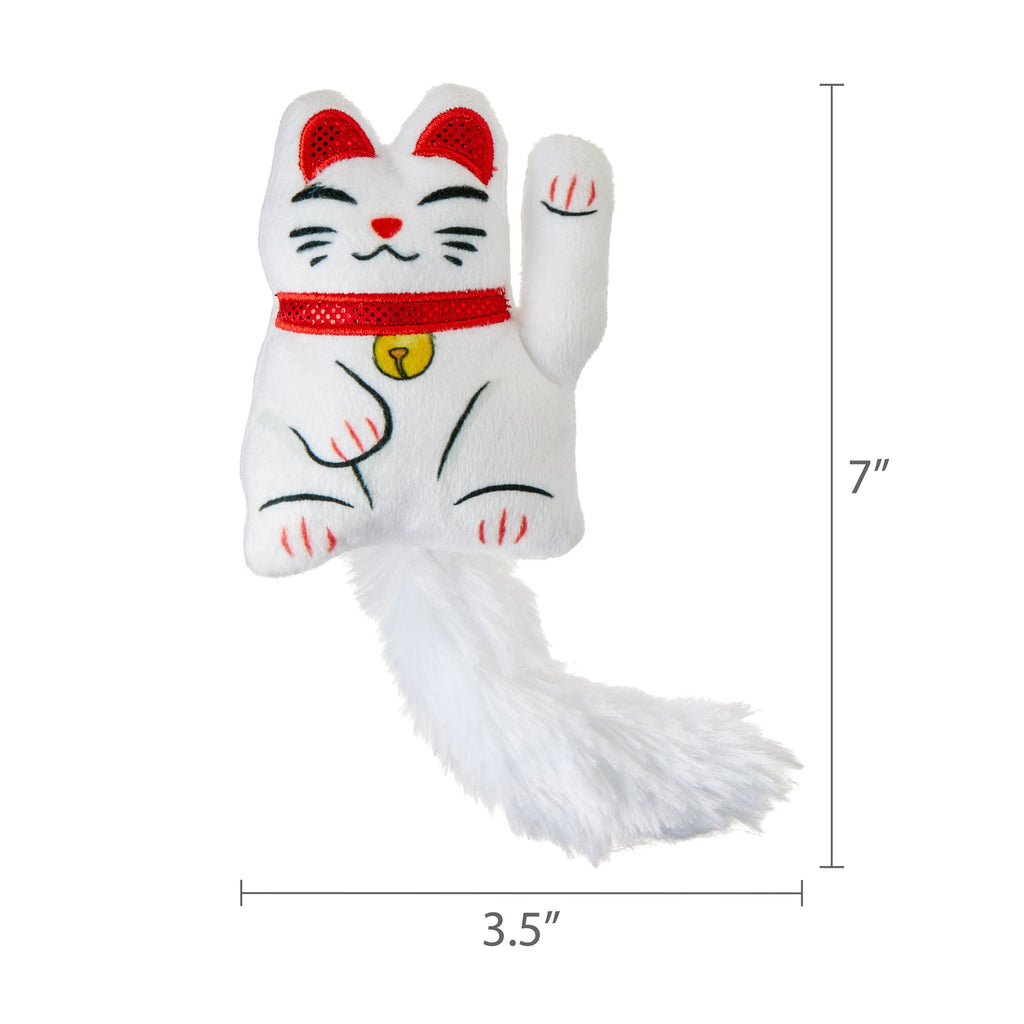 Lucky Cat Toys with Catnip, 3 Pack