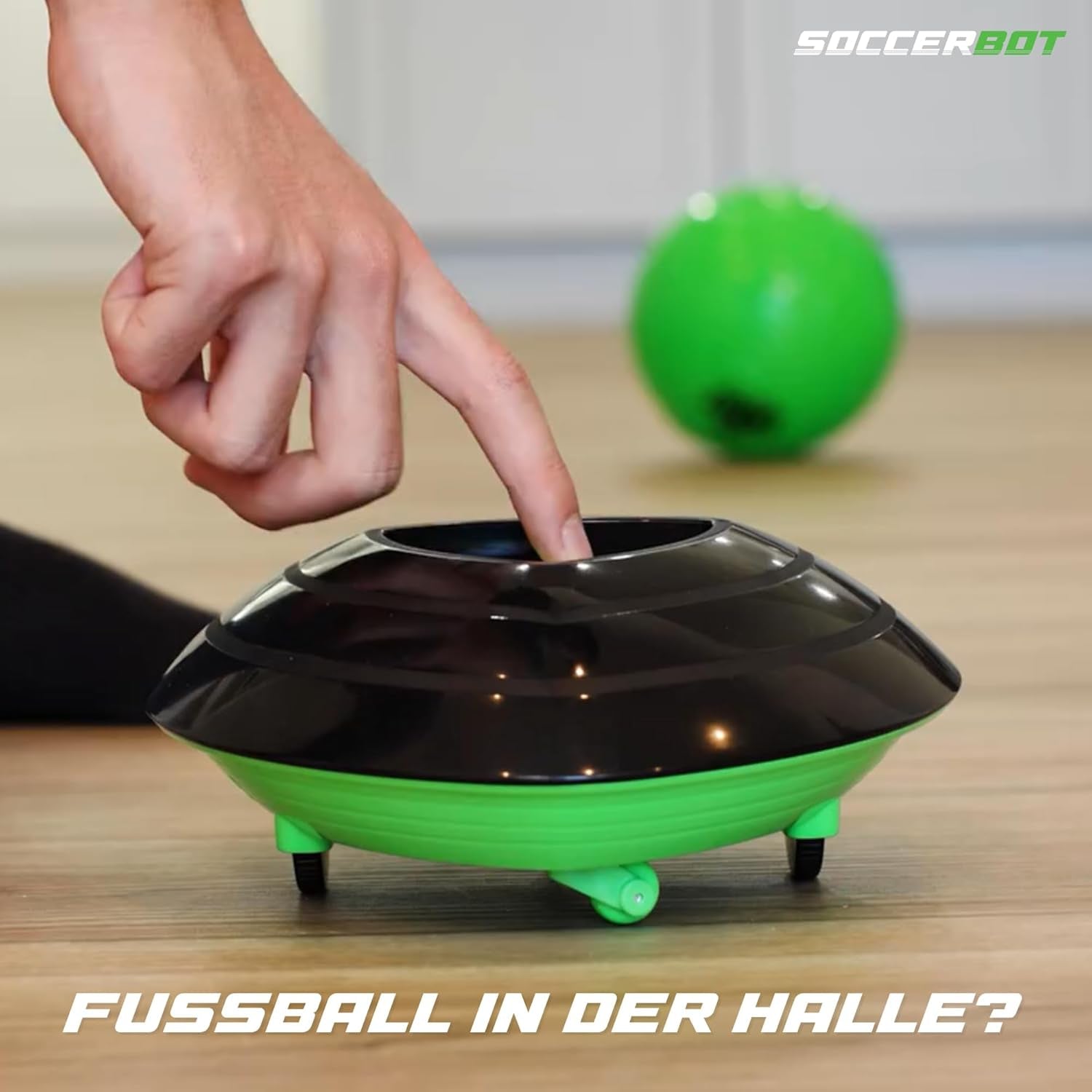 Soccer Bot - Ultimate Indoor Soccer Game with Score Tracker, Speed Modes & Training Features for Kids Ages 6+