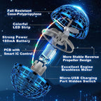 2026 Flying Orb Ball Toy, Flying Ball Ball Hand Controlled, Flying Orb Ball Toys with LED Light,Cosmic Globe Flying Spinner for 6 7 8 9+ Year Old Boys Girls Adults Christmas Birthday Gifts