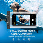 Waterproof Phone Pouch [2-Pack] - Universal IPX8 Waterproof Phone Case Dry Bag with Lanyard Compatible with Iphone 15/14/13/12/11 Pro XS MAX XR X Samsung S23 S22 S20+ and More up to 7 Inches