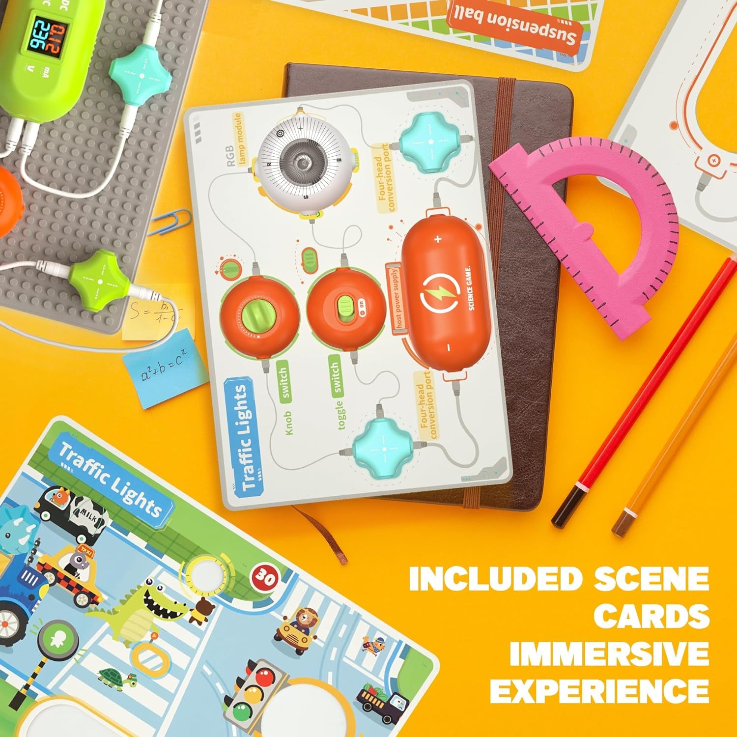 Science Kits for Kids - STEM Kits for Kids, Electronics Exploration Kit, over 420 Projects, 35 Circuit Parts, STEM Educational Toy Gifts for Kid Boys Girls Ages 3 4 5 6 7 8 9 10 11 12