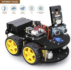 UNO R3 Smart Robot Car Kit V4 for Arduino Robotics for Kids Ages 8-12 12-16 STEM Science Kits Coding Gifts for 8 9 10 11 12 13 14 15 16 Year Old Boys Girls Teens Cool Engineering Building Toys