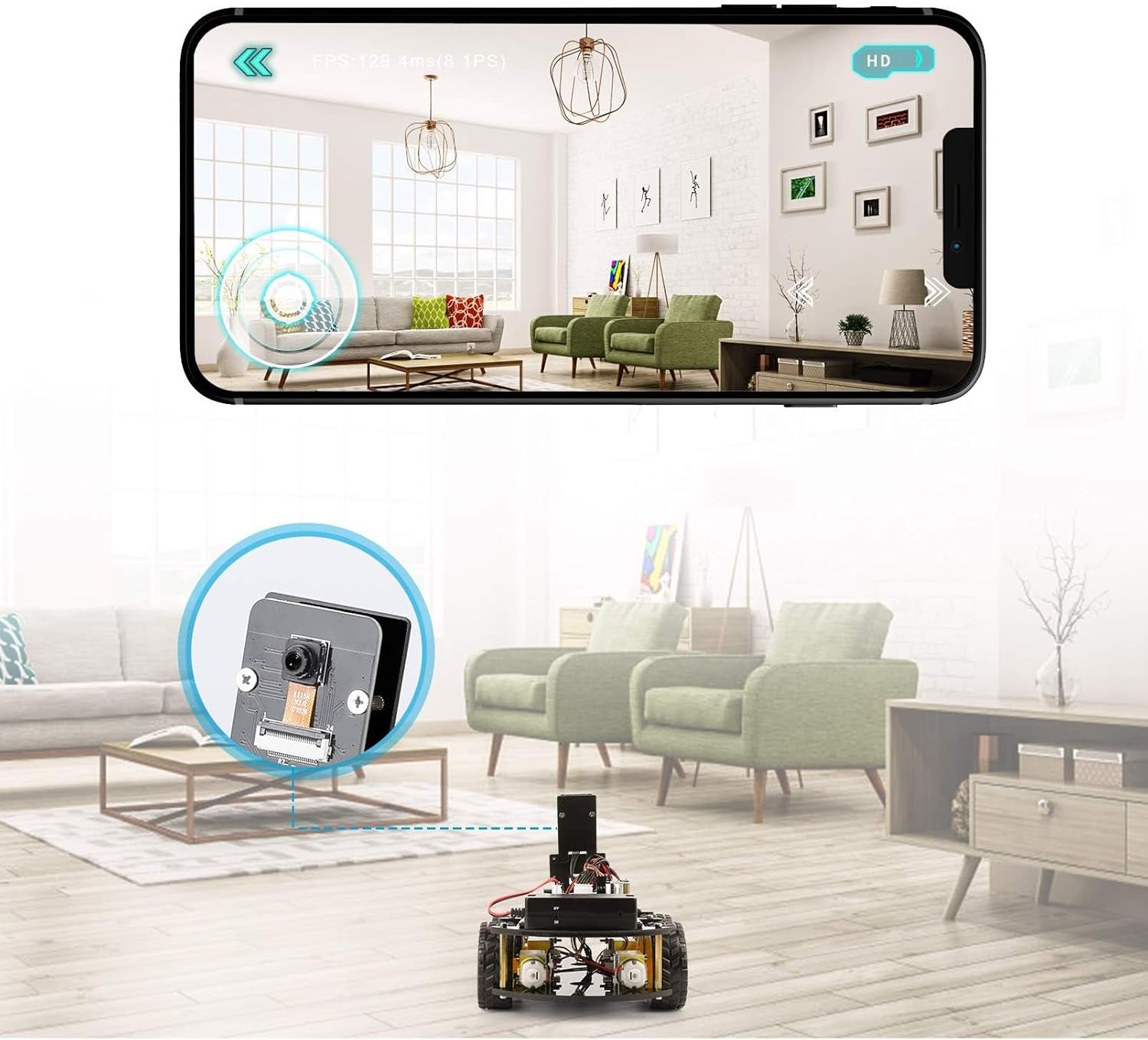 UNO R3 Smart Robot Car Kit V4 for Arduino Robotics for Kids Ages 8-12 12-16 STEM Science Kits Coding Gifts for 8 9 10 11 12 13 14 15 16 Year Old Boys Girls Teens Cool Engineering Building Toys