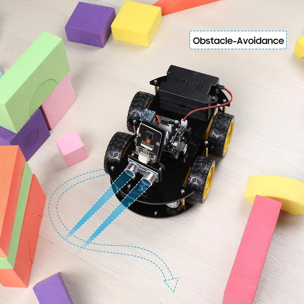 UNO R3 Smart Robot Car Kit V4 for Arduino Robotics for Kids Ages 8-12 12-16 STEM Science Kits Coding Gifts for 8 9 10 11 12 13 14 15 16 Year Old Boys Girls Teens Cool Engineering Building Toys