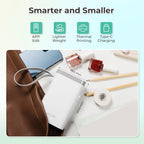 Label Maker Machine with Tape, P21 Bluetooth Label Printer, Wireless Mini Label