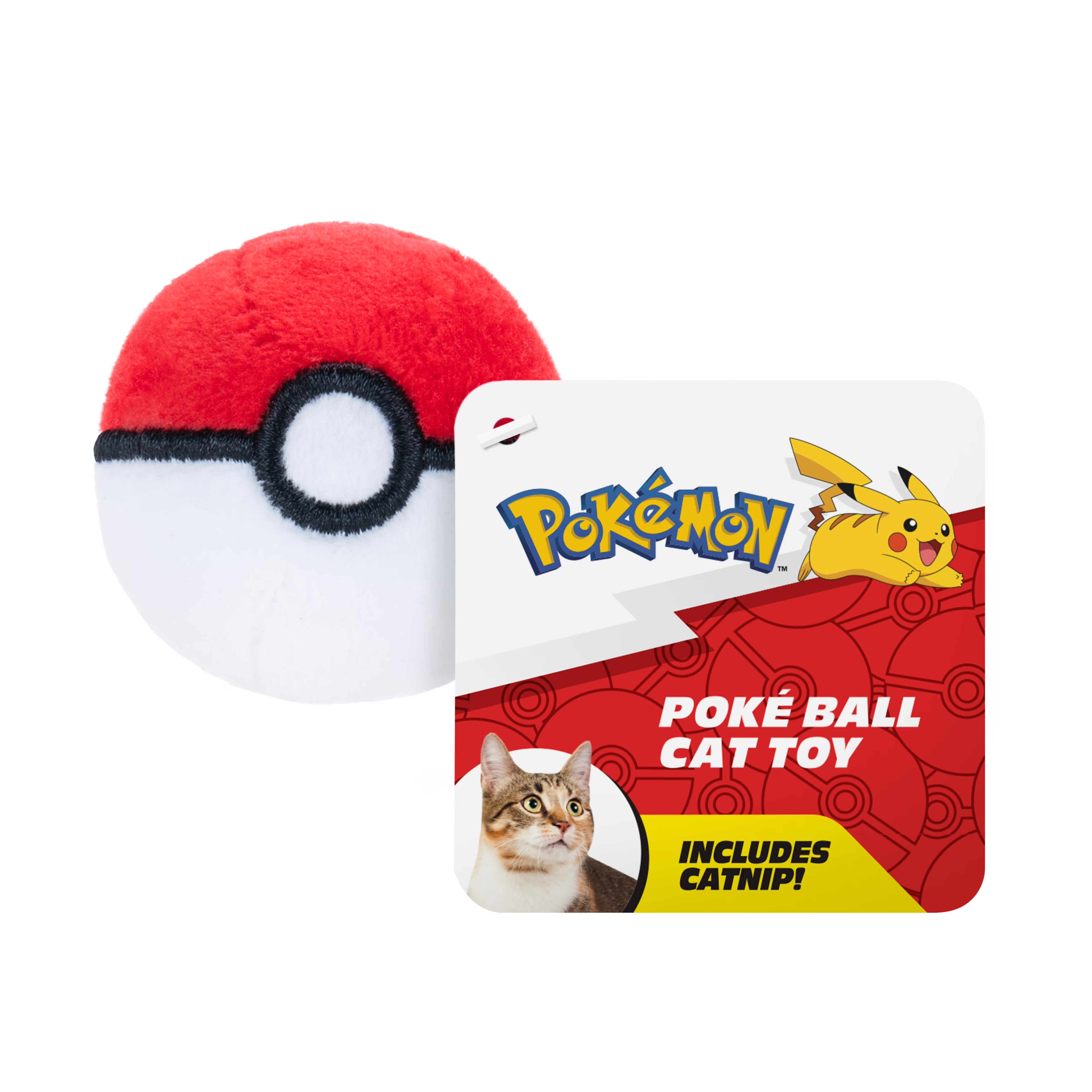 JPT - Pokemon- Single Catnip Plush Toy PDQ - (Poke Ball and Great Ball) (Singles from JPT1148) 24 Pcs