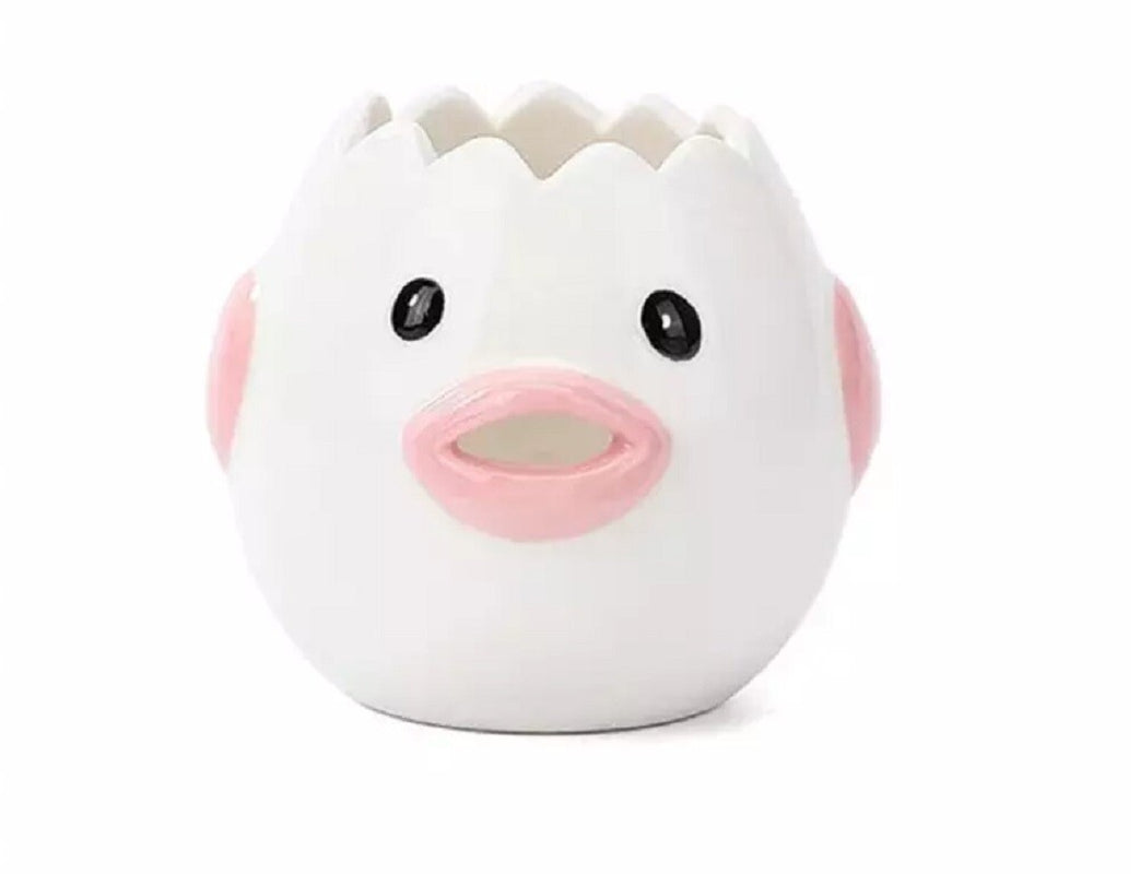 Ceramic Egg Separator Chicken Design Yolk White Divider Tool Kitchen Baking Tool