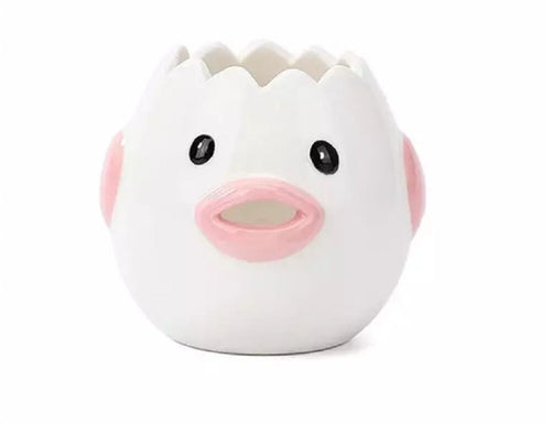 Ceramic Egg Separator Chicken Design Yolk White Divider Tool Kitchen Baking Tool