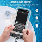 Waterproof Phone Pouch [2-Pack] - Universal IPX8 Waterproof Phone Case Dry Bag with Lanyard Compatible with Iphone 15/14/13/12/11 Pro XS MAX XR X Samsung S23 S22 S20+ and More up to 7 Inches