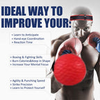 4 React Boxing Reflex Ball W/Adjustable Headband Punching Bag Training Equipment