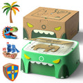 Upgraded Kids Cardboard Cutter, Safe Bladeless STEM Building Machine with Dual-Speed Motor for DIY Cardboard Projects,Screen-Free Creative Learning & Hands-On Educational Play for Kids Ages 3+ (Green)